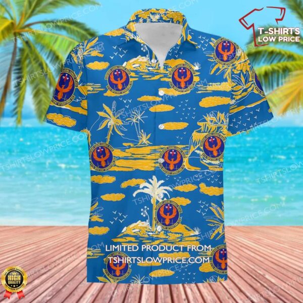 US Air Force 673d Inpatient Operations Squadron (PACAF) Hawaiian Shirt US Air Force 673d Inpatient Operations Squadron (PACAF) Hawaiian Shirt