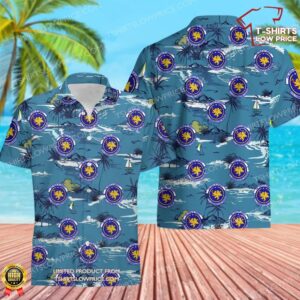 US Air Force 673d Communications Squadron (PACAF) Hawaiian Shirt