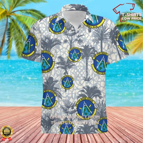 US Air Force 668th Alteration and Installation Squadron (AFISRA) Hawaiian Shirt US Air Force 668th Alteration and Installation Squadron (AFISRA) Hawaiian Shirt