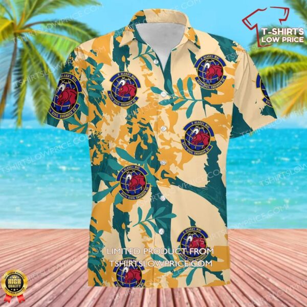 US Air Force 647th Civil Engineer Squadron (PACAF) Hawaiian Shirt US Air Force 647th Civil Engineer Squadron (PACAF) Hawaiian Shirt