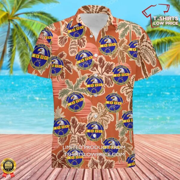US Air Force 633d Security Forces Squadron (ACC) Hawaiian Shirt US Air Force 633d Security Forces Squadron (ACC) Hawaiian Shirt