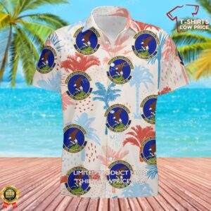 US Air Force 633d Contracting Squadron (ACC) Hawaiian Shirt