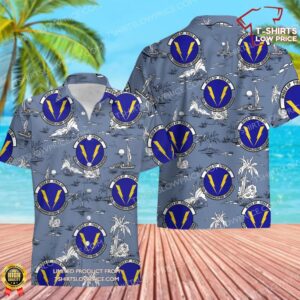 US Air Force 633d Communications Squadron (ACC) Hawaiian Shirt