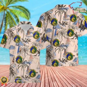 US Air Force 633d Comptroller Squadron (ACC) Hawaiian Shirt