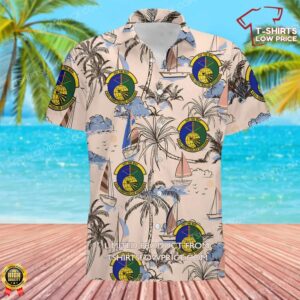 US Air Force 633d Comptroller Squadron (ACC) Hawaiian Shirt