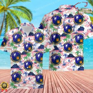 US Air Force 628th Security Forces Squadron (AMC) Hawaiian Shirt