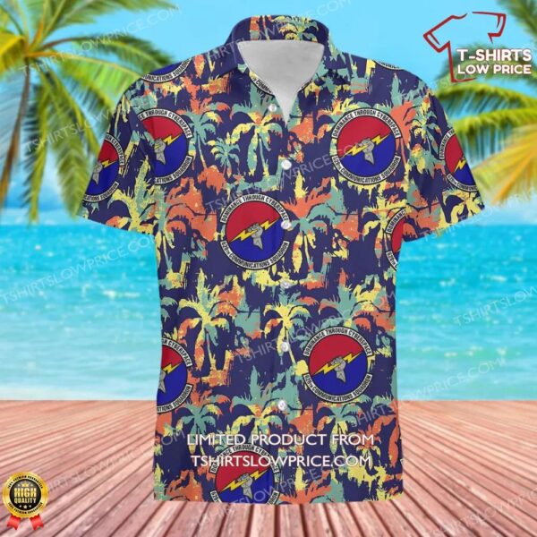 US Air Force 628th Communications Squadron (AMC) Hawaiian Shirt US Air Force 628th Communications Squadron (AMC) Hawaiian Shirt