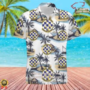 US Air Force 623d Air Control Squadron (PACAF) Hawaiian Shirt