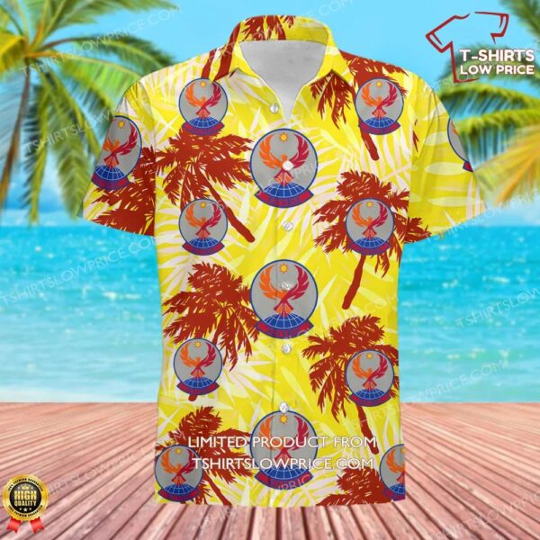 US Air Force 621st Contingency Response Support Sq (AMC) Hawaiian Shirt US Air Force 621st Contingency Response Support Sq (AMC) Hawaiian Shirt