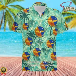 US Air Force 621st Air Mobility Operations Squadron (AMC) Hawaiian Shirt