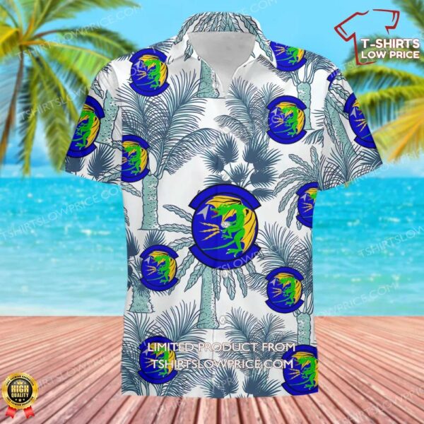 US Air Force 607th Air Communications Squadron (PACAF) Hawaiian Shirt US Air Force 607th Air Communications Squadron (PACAF) Hawaiian Shirt