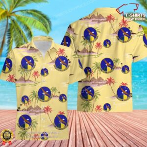 US Air Force 605th Aircraft Maintenance Squadron (AMC) Hawaiian Shirt