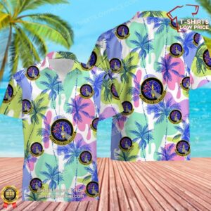 US Air Force 595th Strategic Communications Squadron Hawaiian Shirt