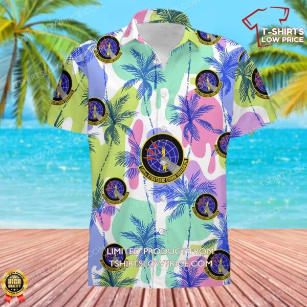US Air Force 595th Strategic Communications Squadron Hawaiian Shirt US Air Force 595th Strategic Communications Squadron Hawaiian Shirt