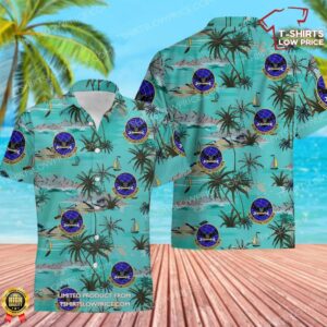 US Air Force 595th Aircraft Maintenance Squadron Hawaiian Shirt