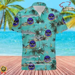US Air Force 595th Aircraft Maintenance Squadron Hawaiian Shirt