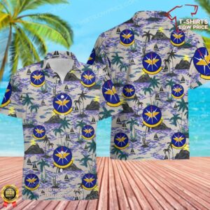 US Air Force 552d Air Control Networks Squadron (ACC) Hawaiian Shirt