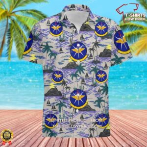 US Air Force 552d Air Control Networks Squadron (ACC) Hawaiian Shirt