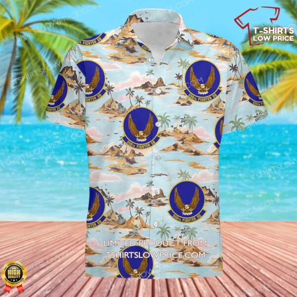 US Air Force 550th Fighter Squadron (AETC) Hawaiian Shirt US Air Force 550th Fighter Squadron (AETC) Hawaiian Shirt