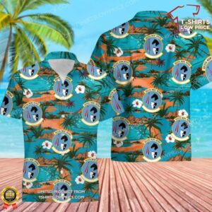 US Air Force 537th Airlift Squadron (PACAF) Hawaiian Shirt