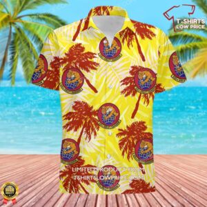 US Air Force 535th Airlift Squadron (PACAF) Hawaiian Shirt