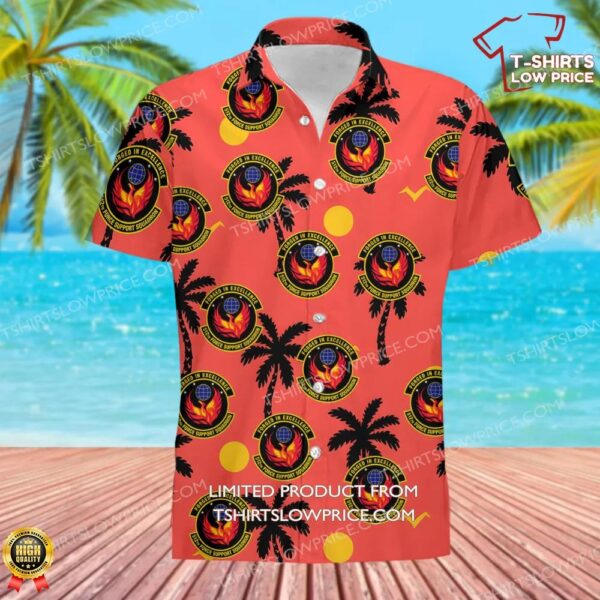 US Air Force 512th Force Support Squadron (AFRC) Hawaiian Shirt US Air Force 512th Force Support Squadron (AFRC) Hawaiian Shirt