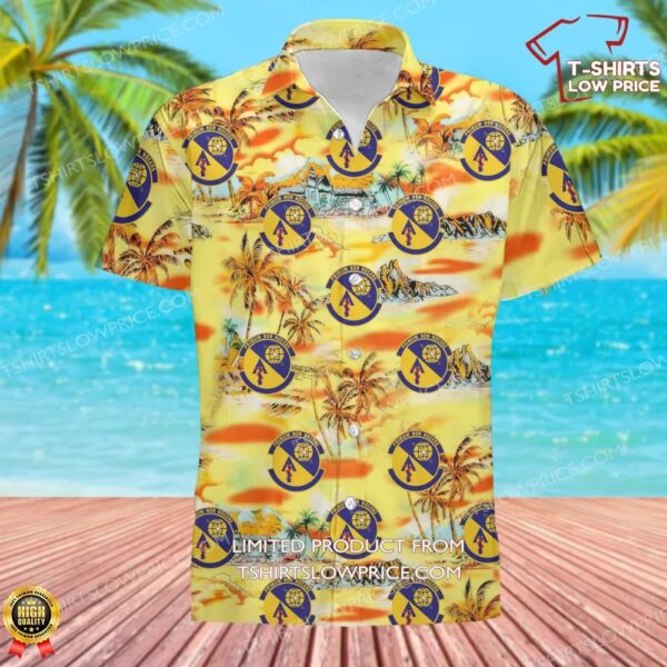 US Air Force 509th Operational Medical Readiness Squadron (AFGSC) Hawaiian Shirt US Air Force 509th Operational Medical Readiness Squadron (AFGSC) Hawaiian Shirt