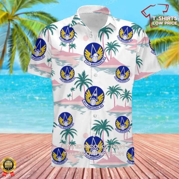 US Air Force 507th Maintenance Squadron (AFRC) Hawaiian Shirt US Air Force 507th Maintenance Squadron (AFRC) Hawaiian Shirt