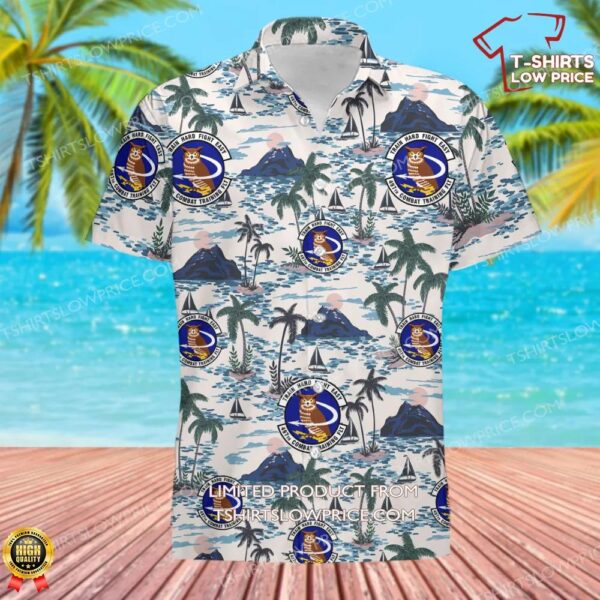 497th Combat Training Flight (PACAF) Hawaiian Shirt 497th Combat Training Flight (PACAF) Hawaiian Shirt
