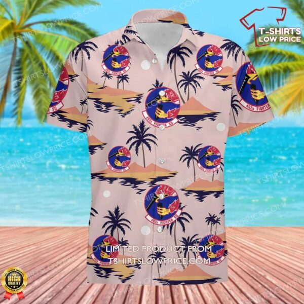 492d Fighter Squadron (USAFE) Hawaiian Shirt 492d Fighter Squadron (USAFE) Hawaiian Shirt