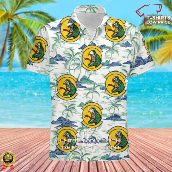 466th Fighter Squadron (AFRC) Hawaiian Shirt 466th Fighter Squadron (AFRC) Hawaiian Shirt