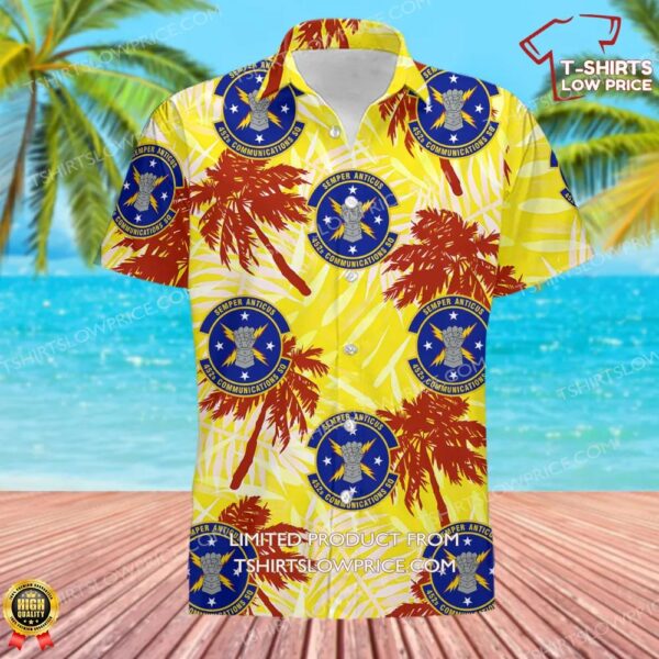 452d Communications Squadron (AFRC) Hawaiian Shirt 452d Communications Squadron (AFRC) Hawaiian Shirt
