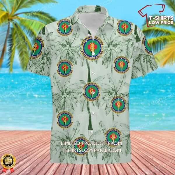 446th Aeromedical Staging Squadron (AFRC) Hawaiian Shirt 446th Aeromedical Staging Squadron (AFRC) Hawaiian Shirt