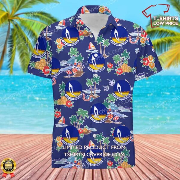 445th Test Squadron (AFMC) Hawaiian Shirt 445th Test Squadron (AFMC) Hawaiian Shirt