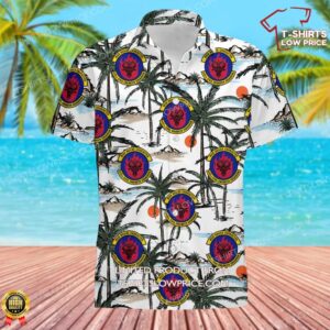 445th Civil Engineering Squadron (AFRC) Hawaiian Shirt