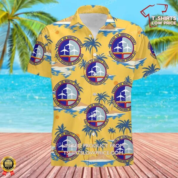 437th Operations Support Squadron (AMC) Hawaiian Shirt 437th Operations Support Squadron (AMC) Hawaiian Shirt