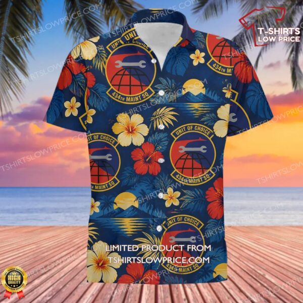 434th Maintenance Squadron (AFRC) Hawaiian Shirt 434th Maintenance Squadron (AFRC) Hawaiian Shirt