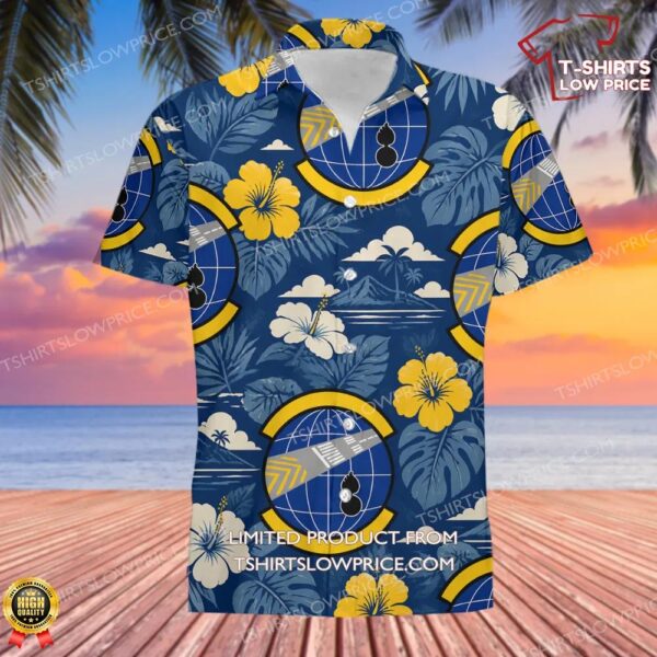 424th Air Base Squadron (USAFE) Hawaiian Shirt 424th Air Base Squadron (USAFE) Hawaiian Shirt