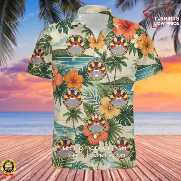 422d Communications Squadron (USAFE) Hawaiian Shirt 422d Communications Squadron (USAFE) Hawaiian Shirt
