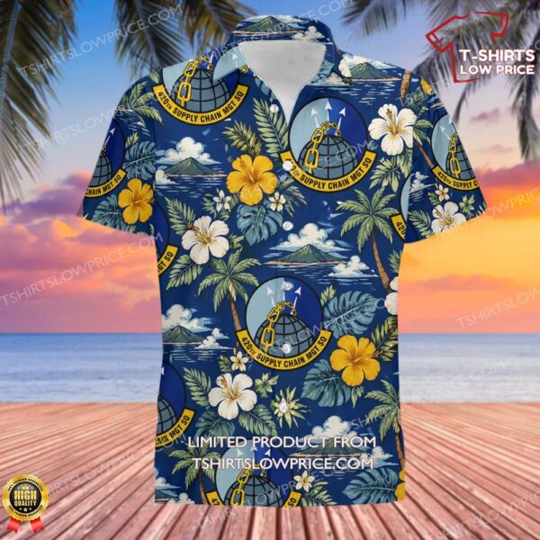 420th Supply Chain Management Squadron (AFMC) Hawaiian Shirt 420th Supply Chain Management Squadron (AFMC) Hawaiian Shirt