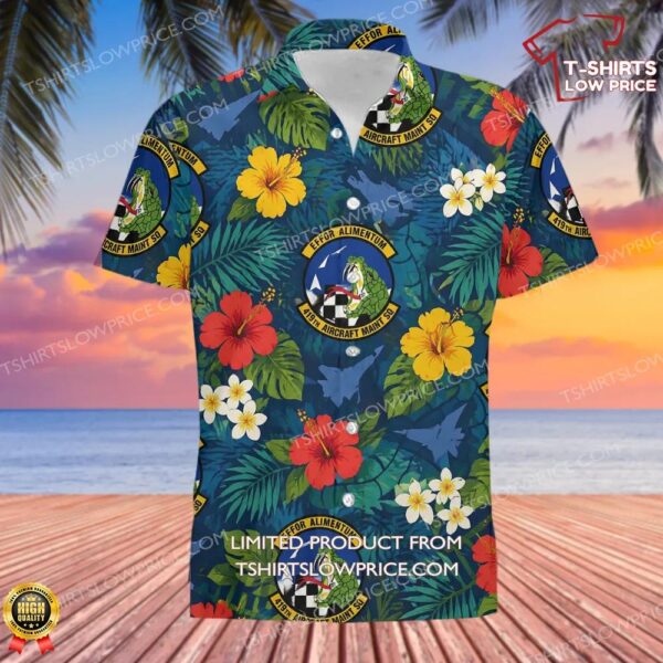419th Aircraft Maintenance Squadron (AFRC) Hawaiian Shirt 419th Aircraft Maintenance Squadron (AFRC) Hawaiian Shirt