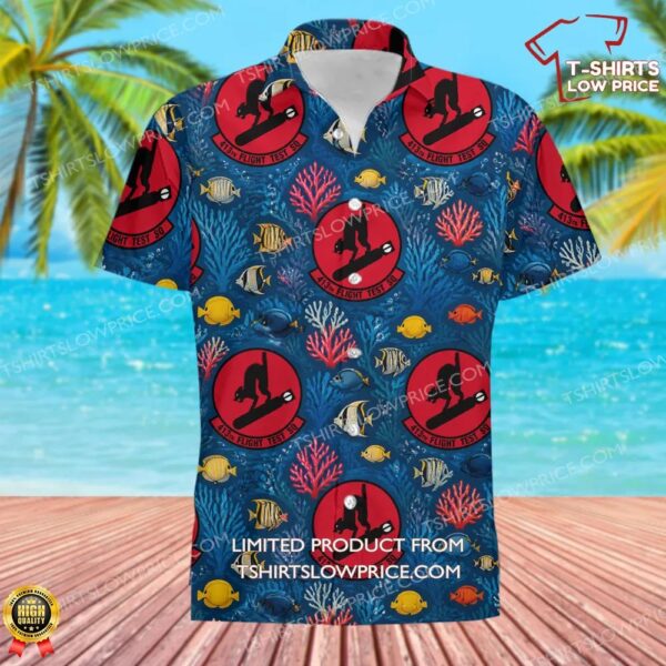 413 Flight Test Squadron (AFMC) Hawaiian Shirt 413 Flight Test Squadron (AFMC) Hawaiian Shirt