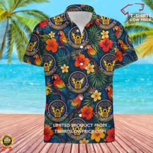 301 Communications Squadron (AFRC) Hawaiian Shirt