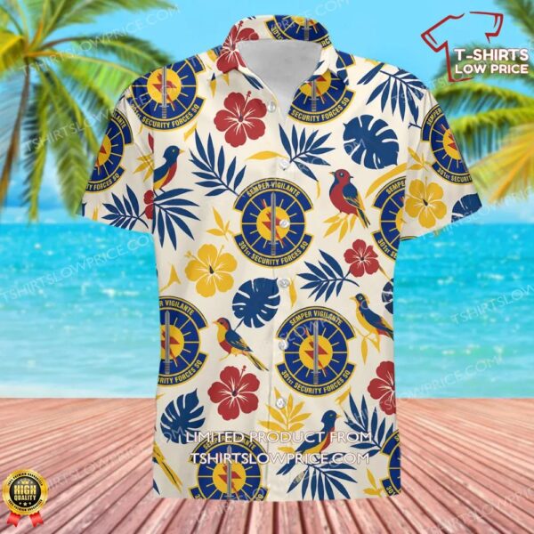 301 Security Forces Squadron (AFRC) Hawaiian Shirt 301 Security Forces Squadron (AFRC) Hawaiian Shirt