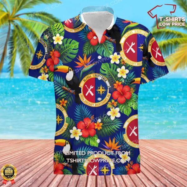 305 Aircraft Maintenance Squadron (AMC) Hawaiian Shirt 305 Aircraft Maintenance Squadron (AMC) Hawaiian Shirt