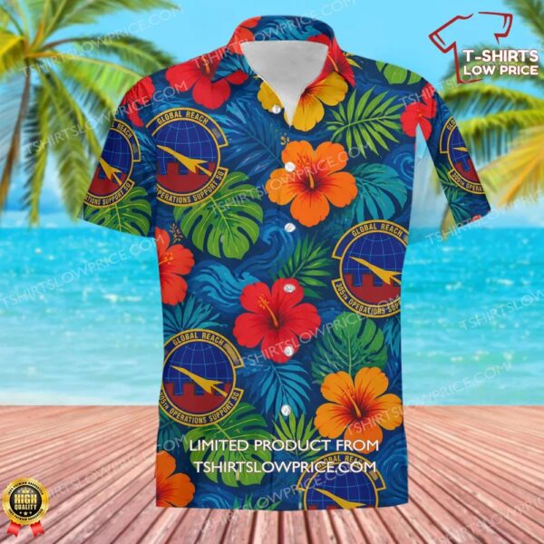 305 Operations Support Squadron (AMC) Hawaiian Shirt 305 Operations Support Squadron (AMC) Hawaiian Shirt