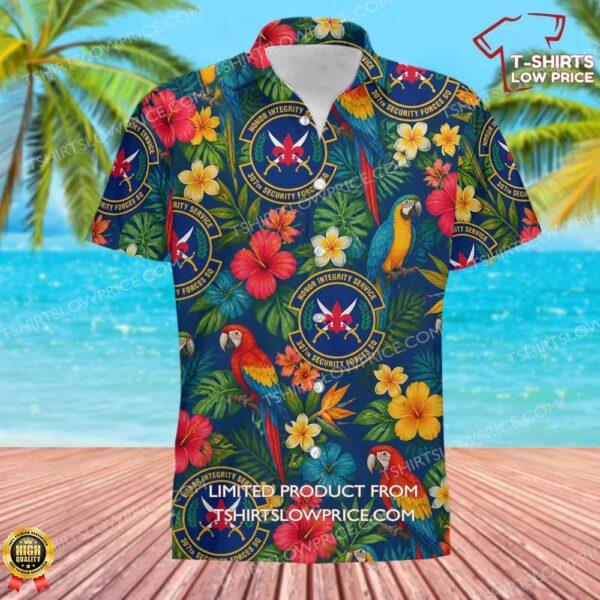 307 Security Forces Squadron (AFRC) Hawaiian Shirt 307 Security Forces Squadron (AFRC) Hawaiian Shirt