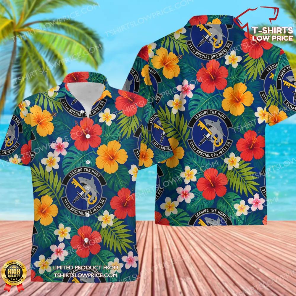 311 Special Operations Intelligence Squadron (AFRC) Hawaiian Shirt 311 Special Operations Intelligence Squadron AFRC Hawaiian Shirt 1