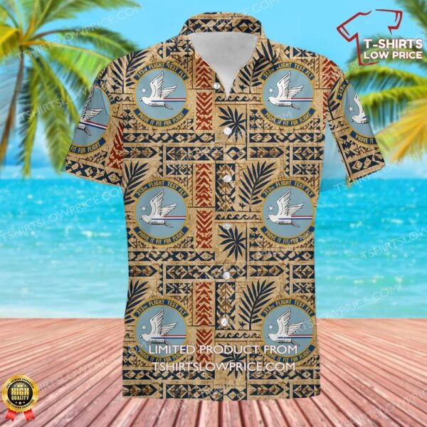 313 Flight Test Flight (AFRC) Hawaiian Shirt 313 Flight Test Flight (AFRC) Hawaiian Shirt