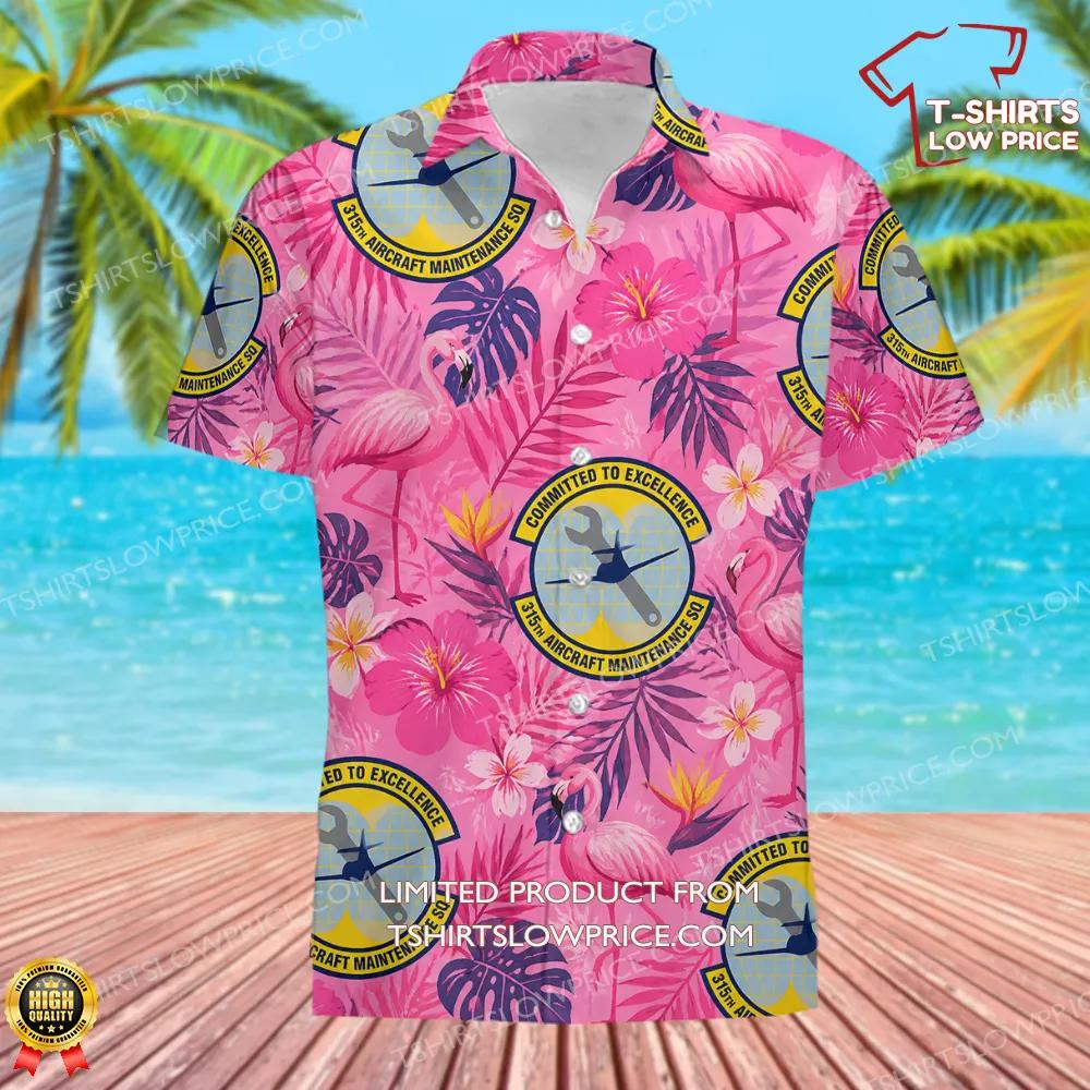 315 Aircraft Maintenance Squadron AFRC Hawaiian Shirt 2 315 Aircraft Maintenance Squadron AFRC Hawaiian Shirt 2